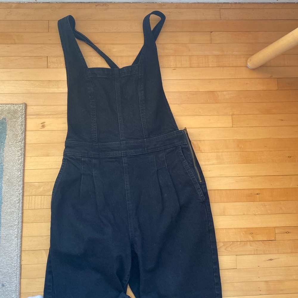 Madewell Black Denim Overalls SIZE 2